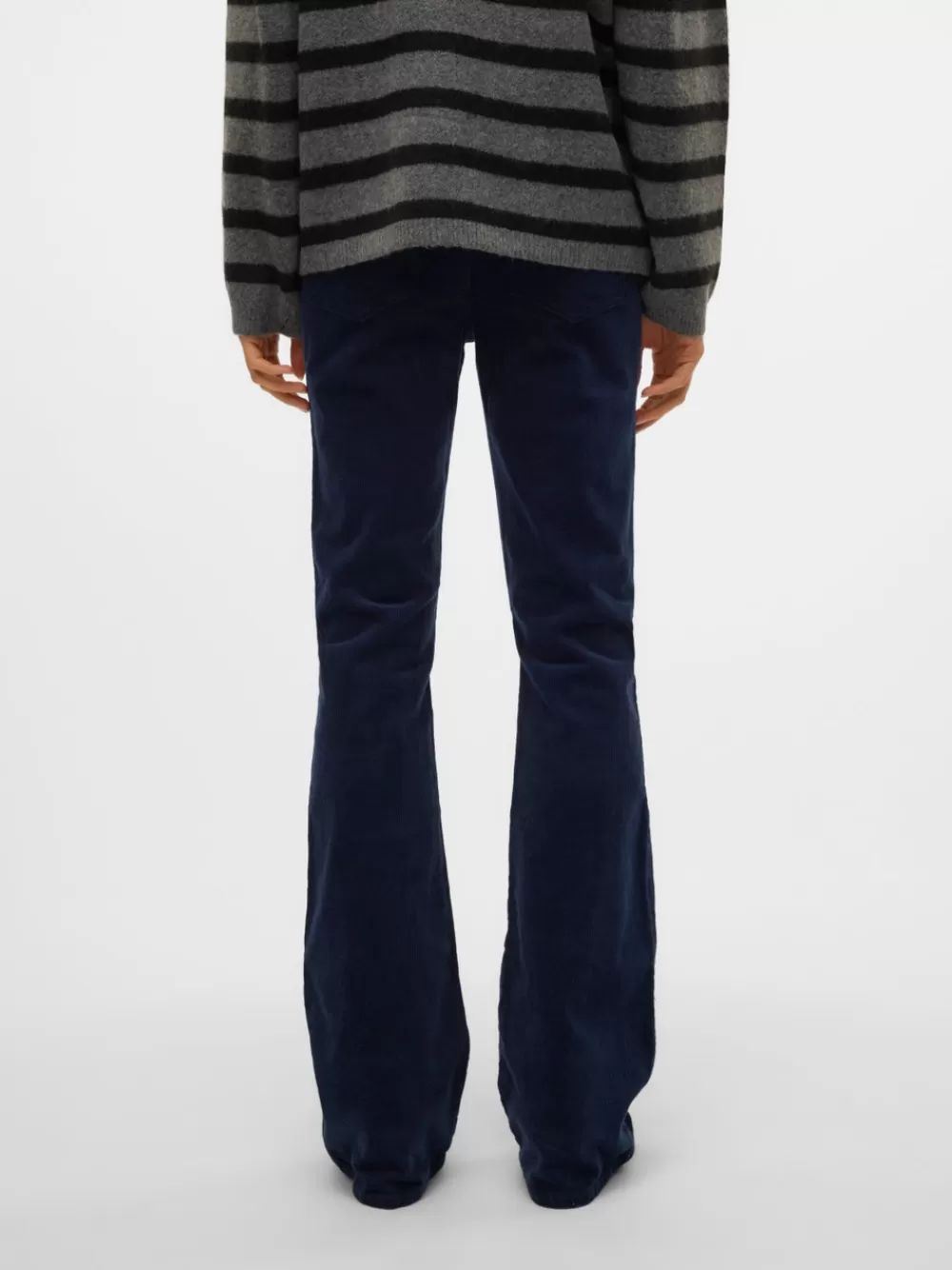 VERO MODA VMSIGA Korkea vyötärö Housut Navy Blazer Shop