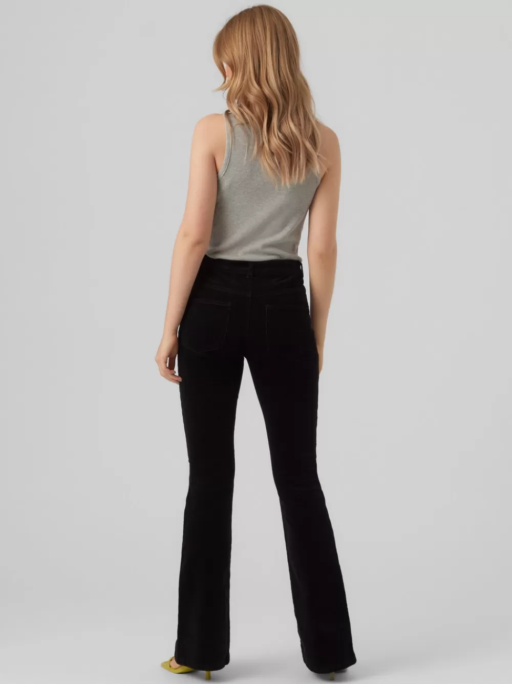 VERO MODA VMSIGA Korkea vyötärö Housut Black Best Sale