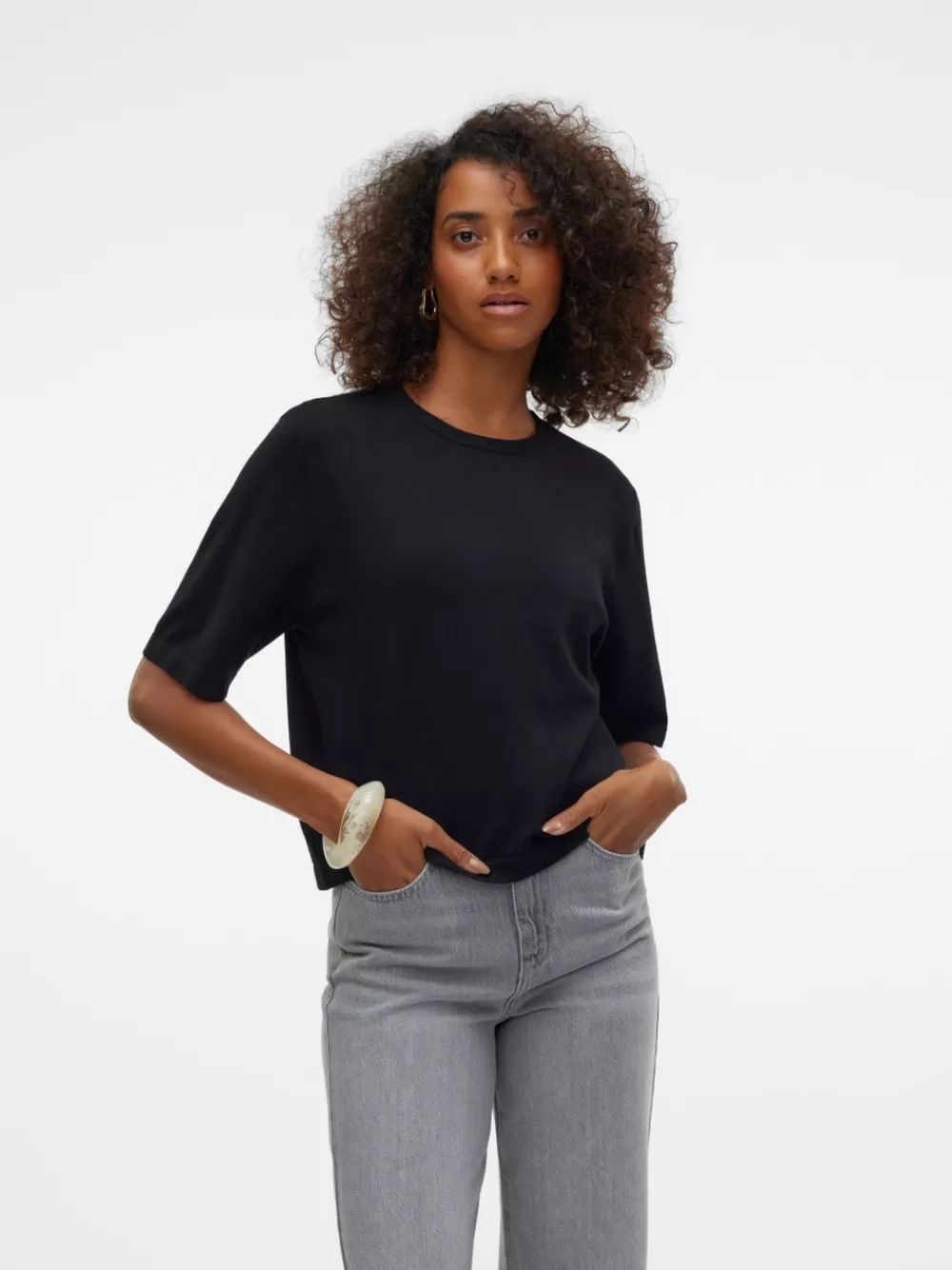 VERO MODA VMSILJE Neulepuserot Black Shop