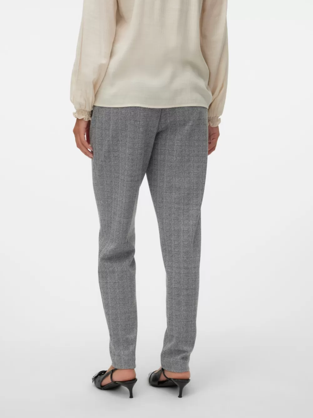 VERO MODA VMSILVA Normaali vyötärö Housut Black Discount