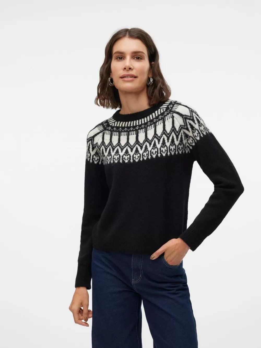 VERO MODA VMSIMONE Neulepuserot Black Cheap