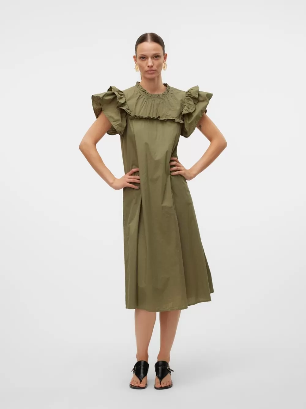 VERO MODA VMSIV Midimekko Olivine New