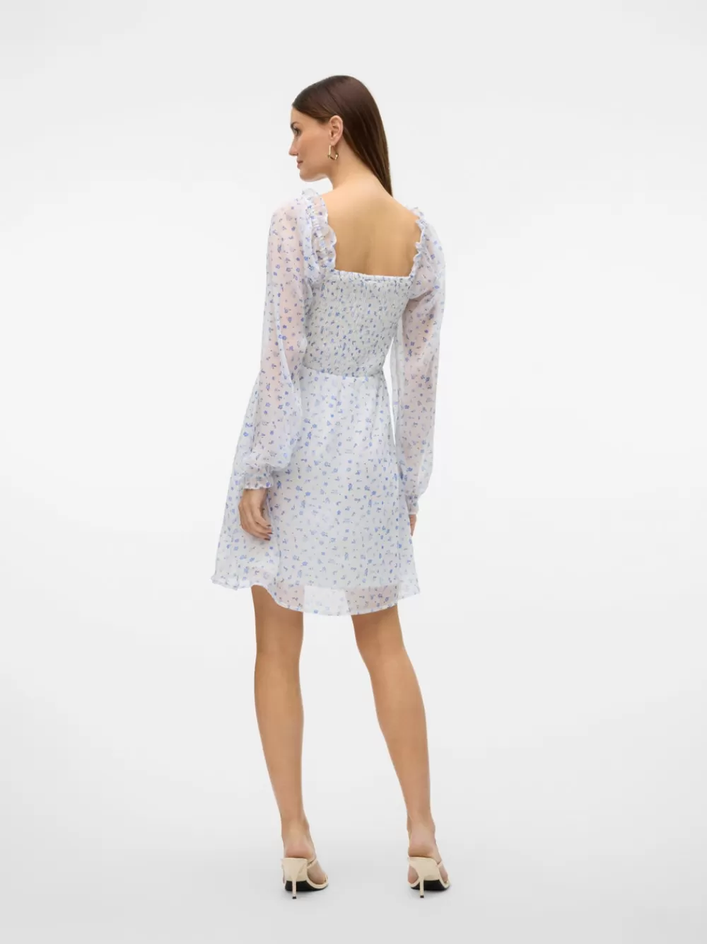 VERO MODA VMSMILLA Lyhyt mekko Bright White Discount