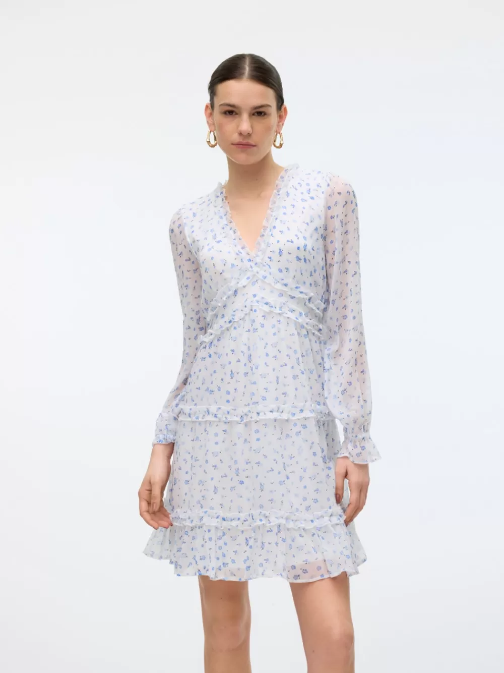 VERO MODA VMSMILLA Midimekko Bright White Fashion