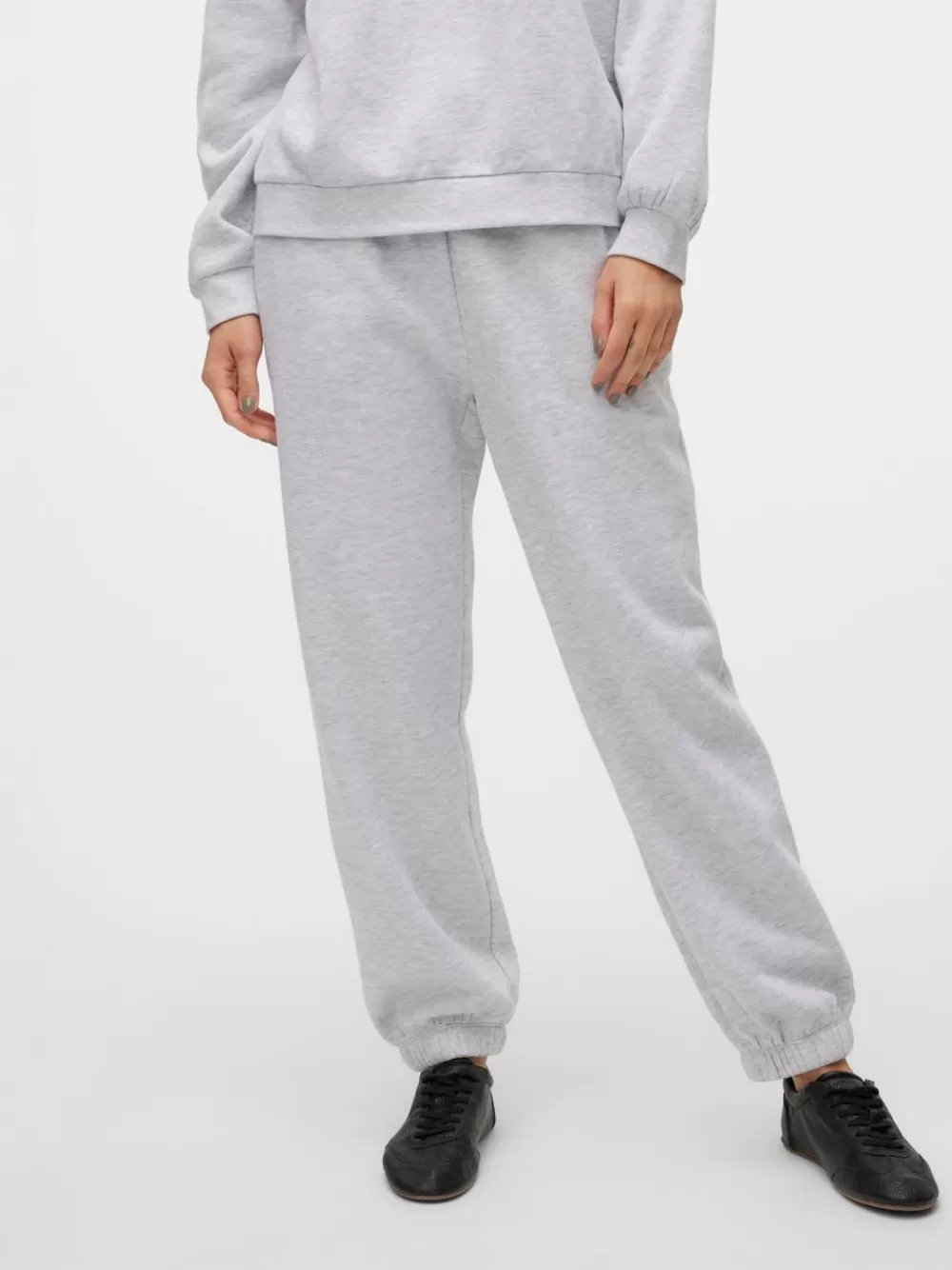 VERO MODA VMSONJA Normaali vyötärö Housut Super Light Grey Melange Hot