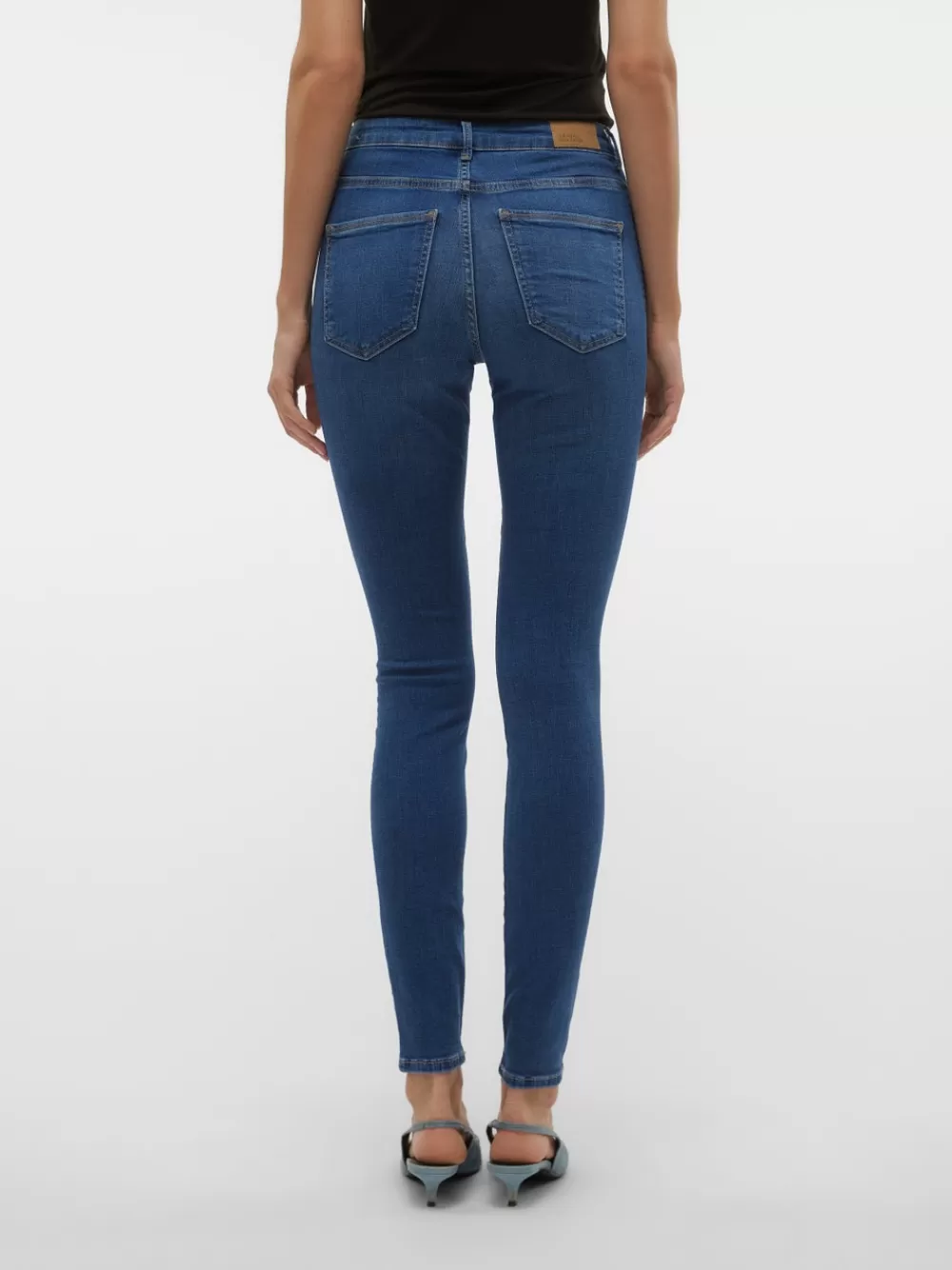 VERO MODA VMSOPHIA Korkea vyötärö Skinny fit Farkut Medium Blue Denim Discount