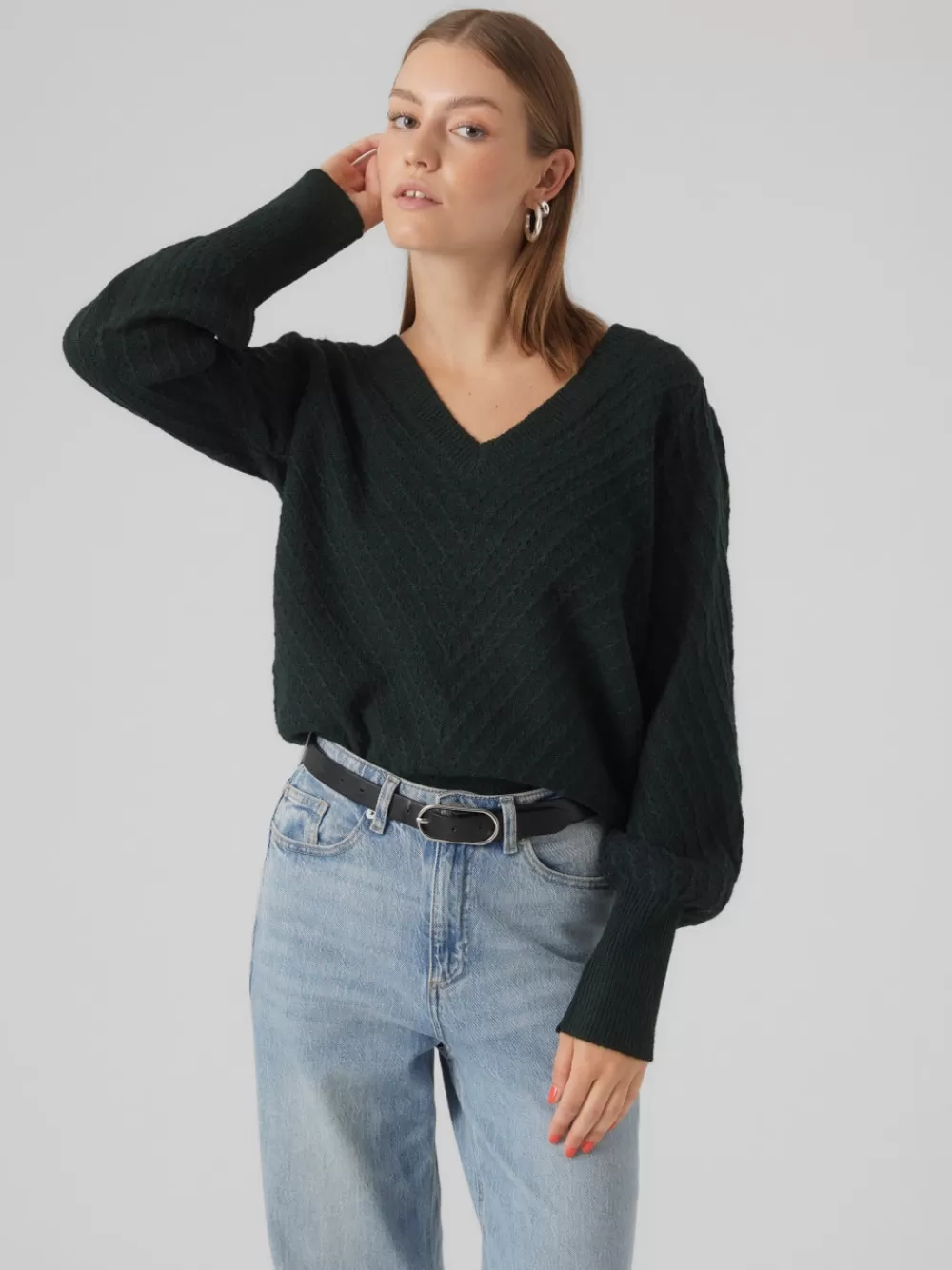 VERO MODA VMSTINNA Neulepuserot Scarab Clearance