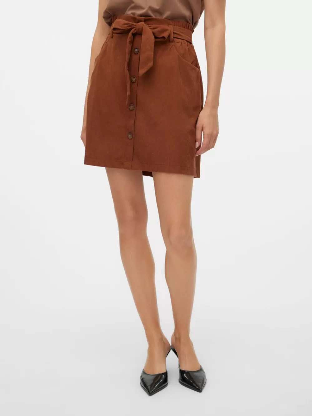 VERO MODA VMVILJA Korkea vyötärö Lyhyt hame Tortoise Shell Online