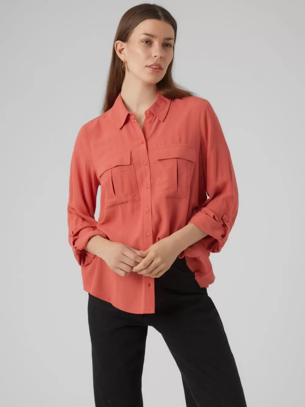 VERO MODA VMVILMA Paidat Mineral Red Cheap