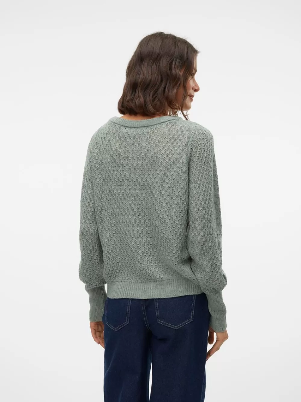 VERO MODA VMWAFFY Neulepuserot Chinois Green Best Sale