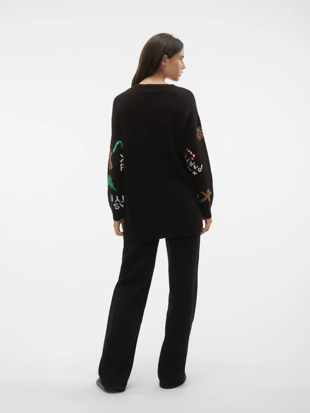 VERO MODA VMXMASPARTY Neulepuserot Black Hot