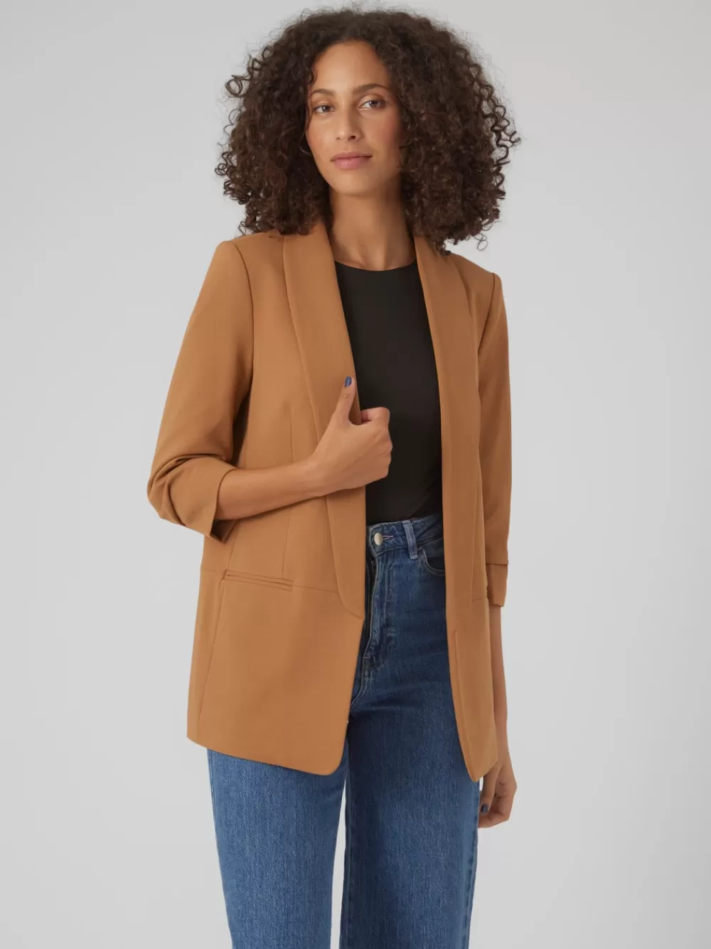 VERO MODA VMZAMIRA Bleiserit Tobacco Brown Shop