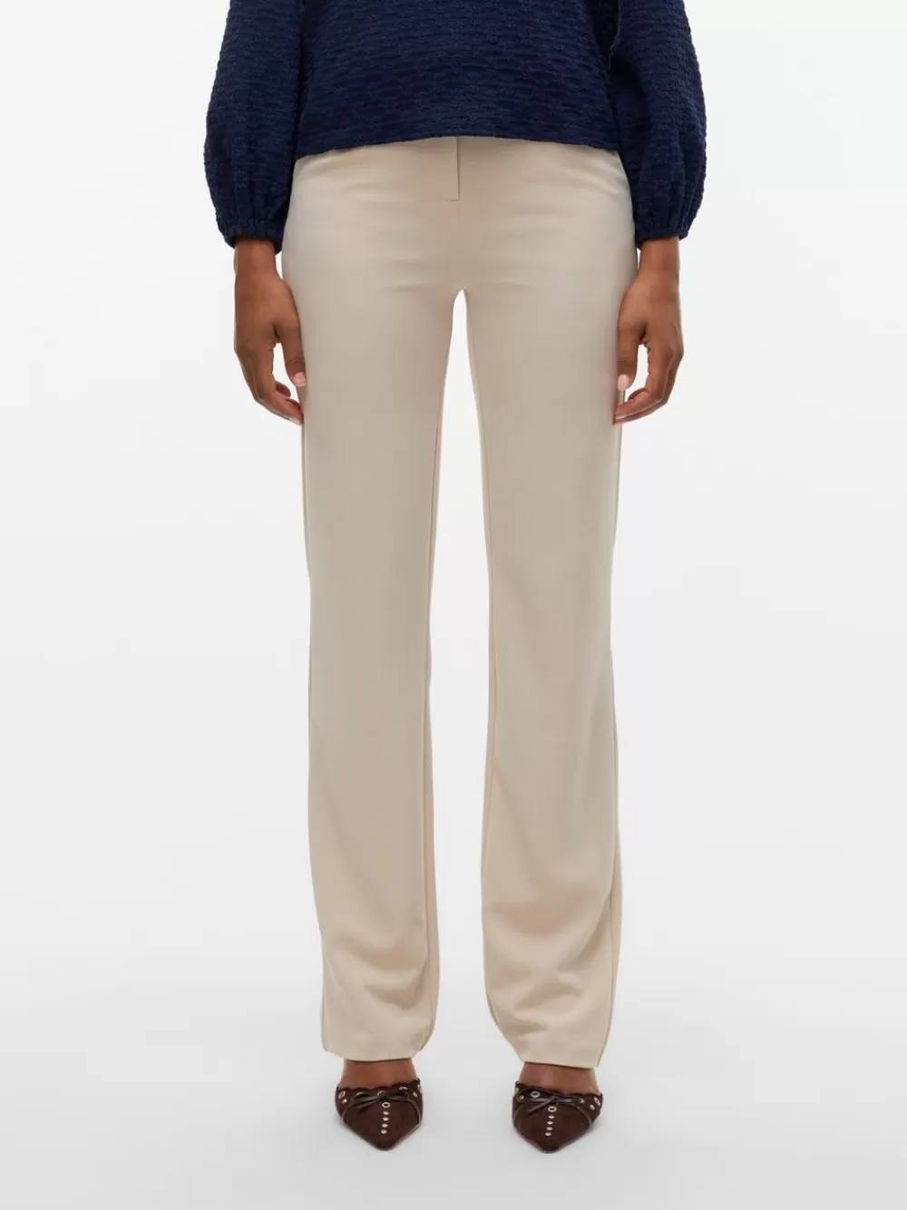 VERO MODA VMZAMIRA Normaali vyötärö Housut Pumice Stone Fashion