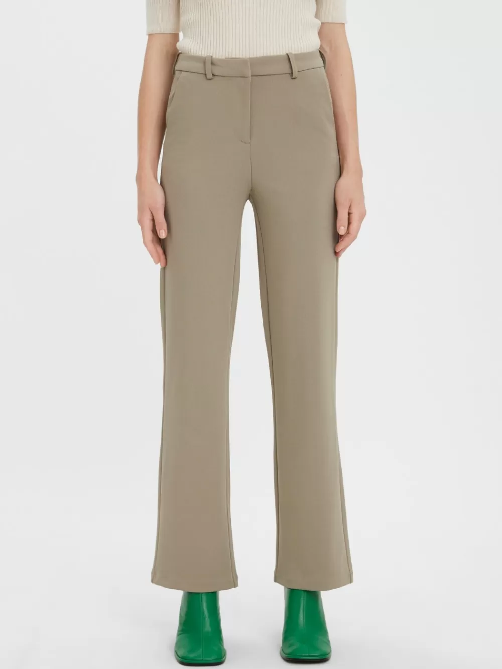 VERO MODA VMZAMIRA Normaali vyötärö Housut Laurel Oak Sale