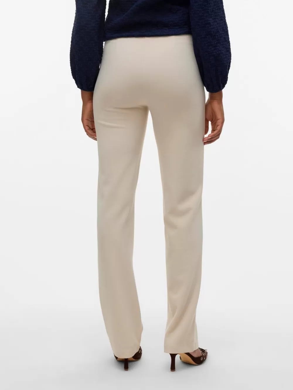 VERO MODA VMZAMIRA Normaali vyötärö Housut Pumice Stone Fashion
