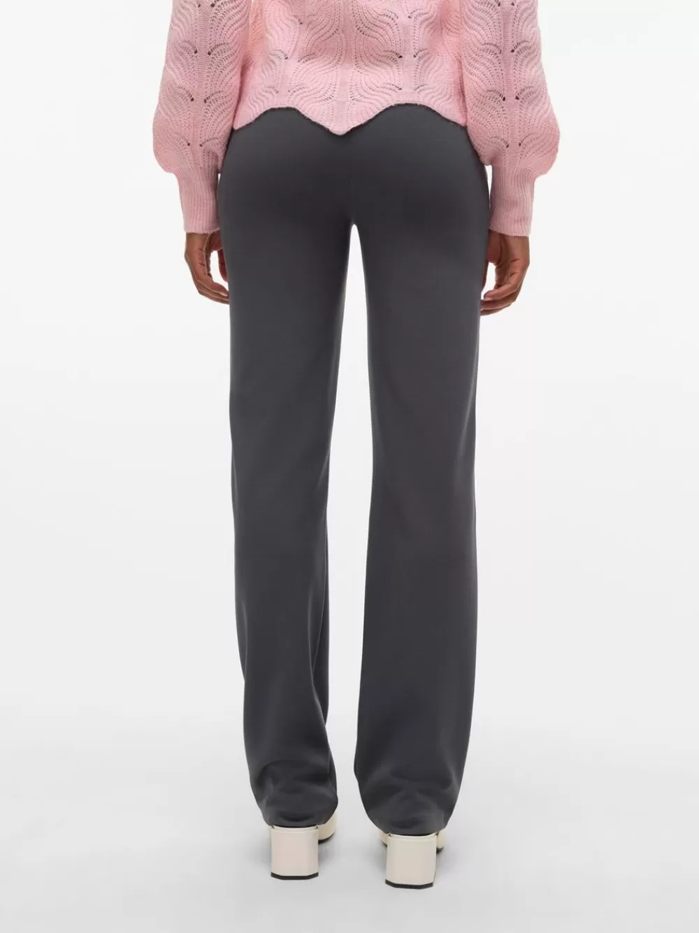 VERO MODA VMZAMIRA Normaali vyötärö Housut Grey Pinstripe Best
