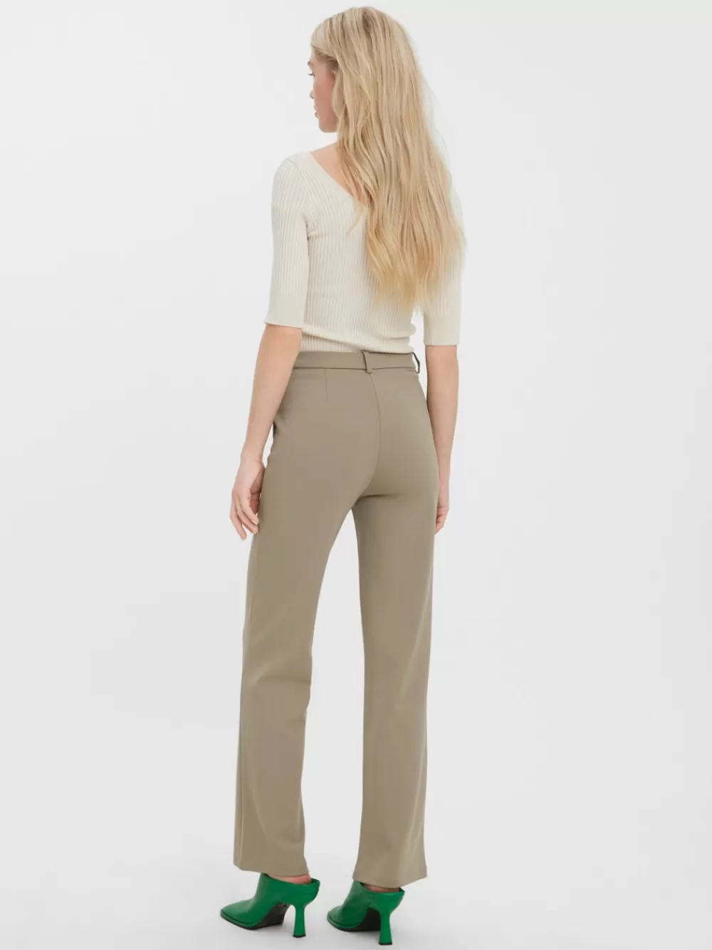VERO MODA VMZAMIRA Normaali vyötärö Housut Laurel Oak Sale